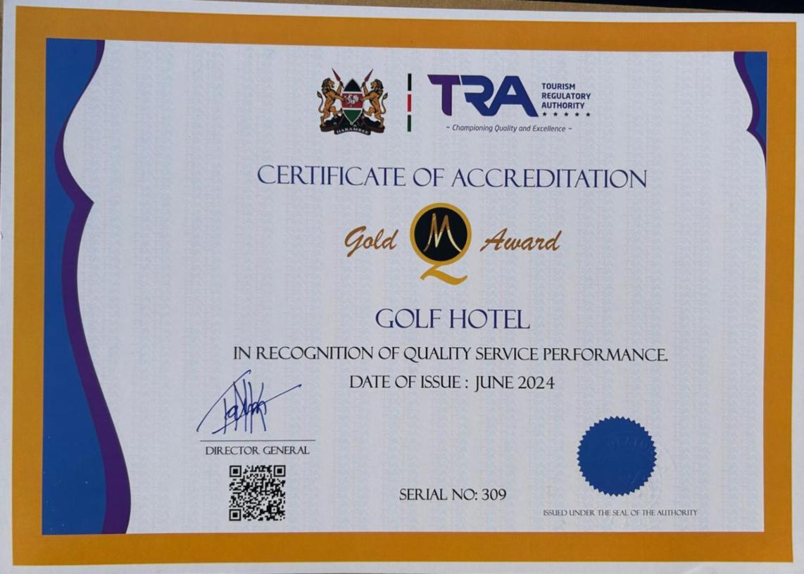 Golf Hotel Kakamega Kültér fotó